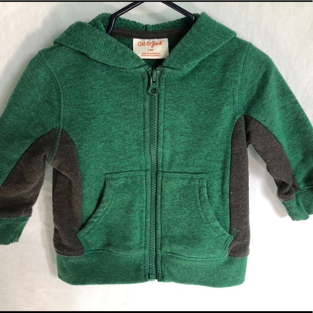 Cat & Jack Boy’s (12mo) Zip-Up Hoodie/Sweatshirt